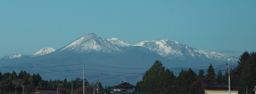 八甲田山の初冠雪